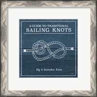 Framed 'Vintage Sailing Knots VI' border=