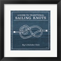 Framed Vintage Sailing Knots VI