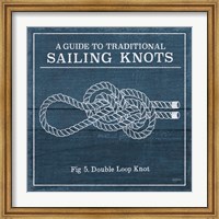 Framed Vintage Sailing Knots V