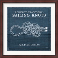 Framed Vintage Sailing Knots V