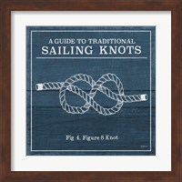 Framed 'Vintage Sailing Knots IV' border=