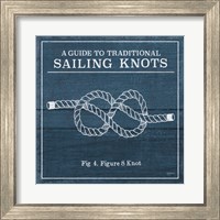 Framed 'Vintage Sailing Knots IV' border=