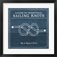 Framed 'Vintage Sailing Knots IV' border=