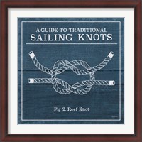 Framed Vintage Sailing Knots III