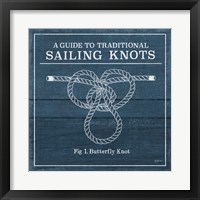 Framed 'Vintage Sailing Knots II' border=