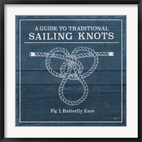 Framed Vintage Sailing Knots II