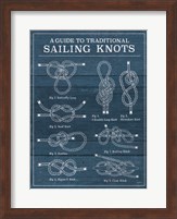 Framed Vintage Sailing Knots I