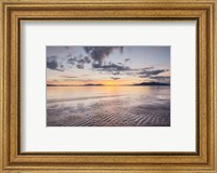 Framed Samish Bay Sunset II
