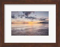 Framed Samish Bay Sunset II