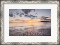 Framed Samish Bay Sunset II