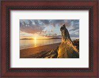 Framed Samish Bay Sunset I