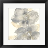 Framed Floral Gray II