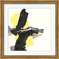 Framed Black and Yellow IV