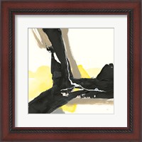 Framed Black and Yellow III