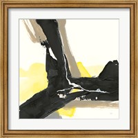 Framed Black and Yellow III