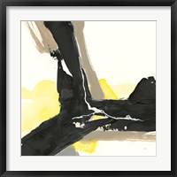 Framed Black and Yellow III