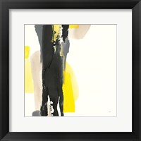 Framed Black and Yellow II