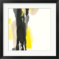 Framed 'Black and Yellow II' border=