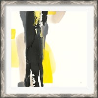 Framed 'Black and Yellow II' border=