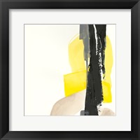 Framed Black and Yellow I