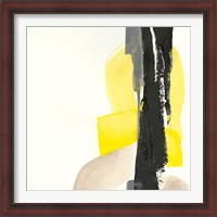 Framed 'Black and Yellow I' border=