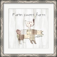Framed Farm Family VII