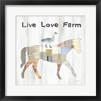 Framed 'Farm Family V' border=