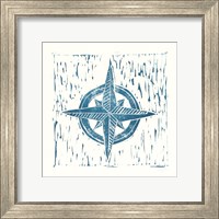 Framed Nautical Collage on White II