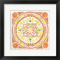 Citrus Tile I v2 Framed Print