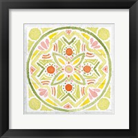 Framed 'Citrus Tile III v2' border=