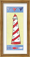 Framed Coastal Lighthouse II