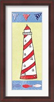 Framed Coastal Lighthouse II