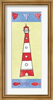 Framed Coastal Lighthouse I