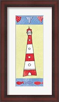 Framed Coastal Lighthouse I