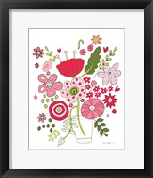 Framed Valentines Flowers IV