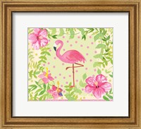 Framed Flamingo Dance I