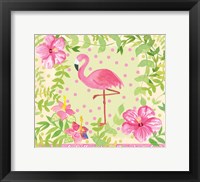 Framed Flamingo Dance I