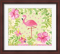 Framed Flamingo Dance I