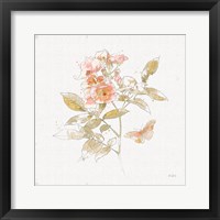 Framed 'Watery Blooms VI' border=
