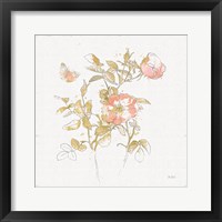 Watery Blooms V Framed Print