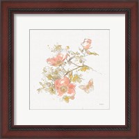Framed 'Watery Blooms IV' border=