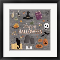 Framed 'Haunted Halloween II' border=