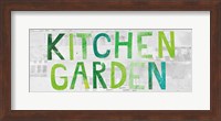 Framed Kitchen Garden Sign I