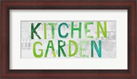 Framed Kitchen Garden Sign I
