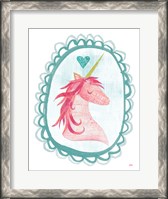 Framed Unicorn Magic I with Border