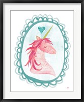 Framed Unicorn Magic I with Border