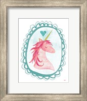 Framed Unicorn Magic I with Border