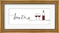 Framed Underlined Wine II