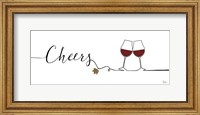 Framed Underlined Wine I