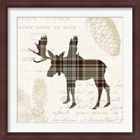 Framed Plaid Lodge IV Tan